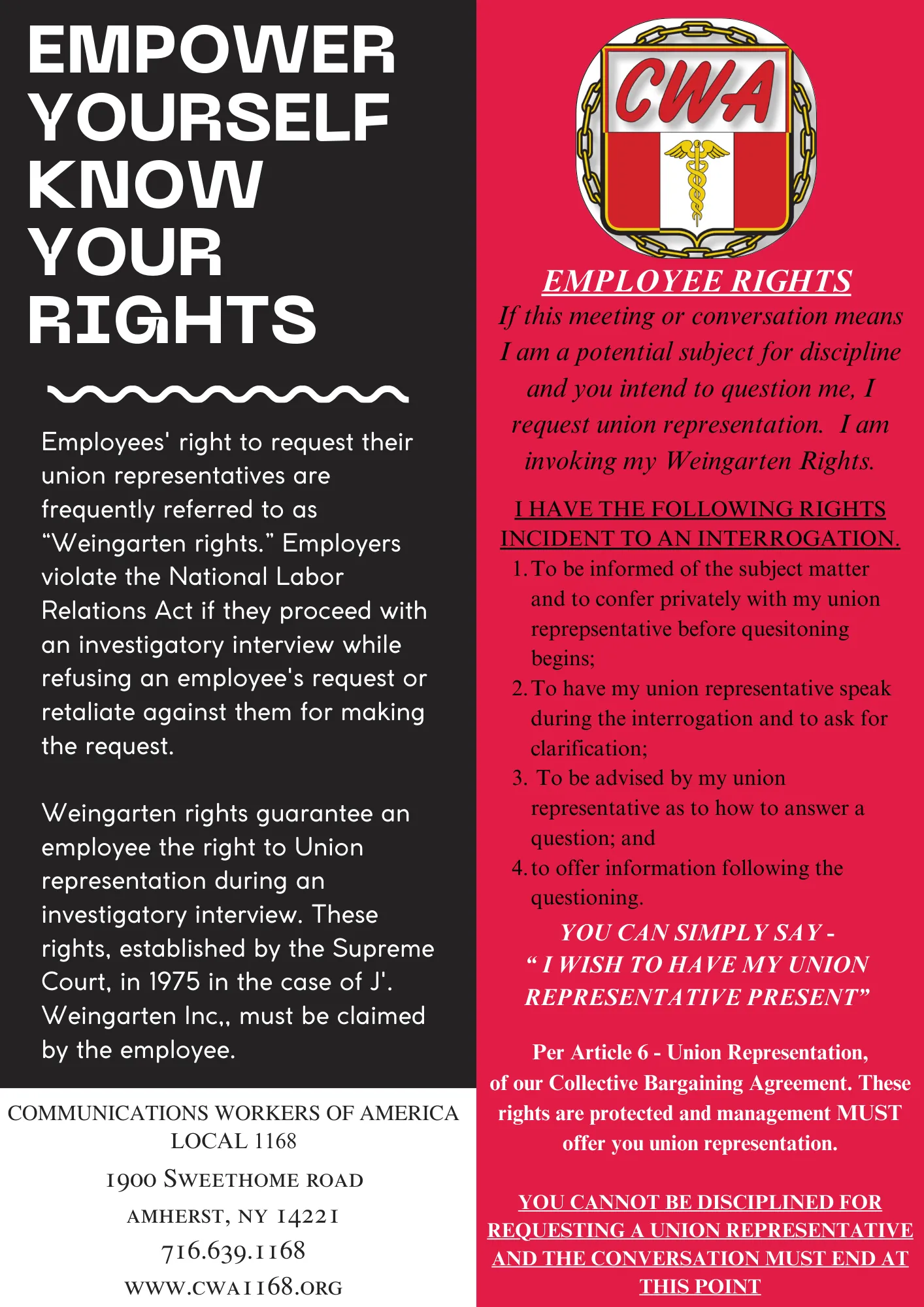 Weingarten Rights Poster